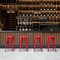 Basicwise 30-inch Backless Metal Bar Stool Stackable Heavy-Duty Counter-Height Chair for Home Bars Patios Kitchen Islands Cafes Restaurants Bistros and Dining Areas for Indoor & Outdoor Use